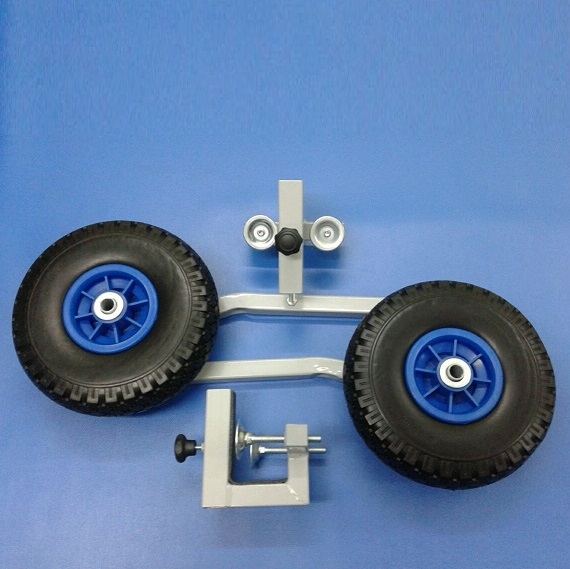 Trantsevyye kolesa KT7 na strubtsinakh bez sverleniya