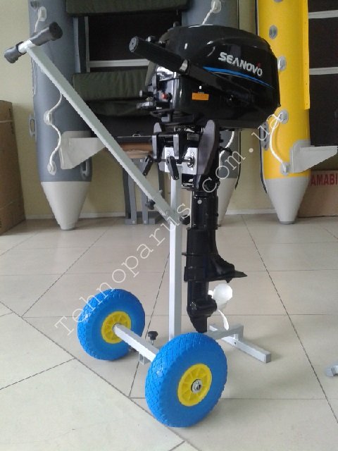 тележка для лодочного мотора лодки на пеноколесах