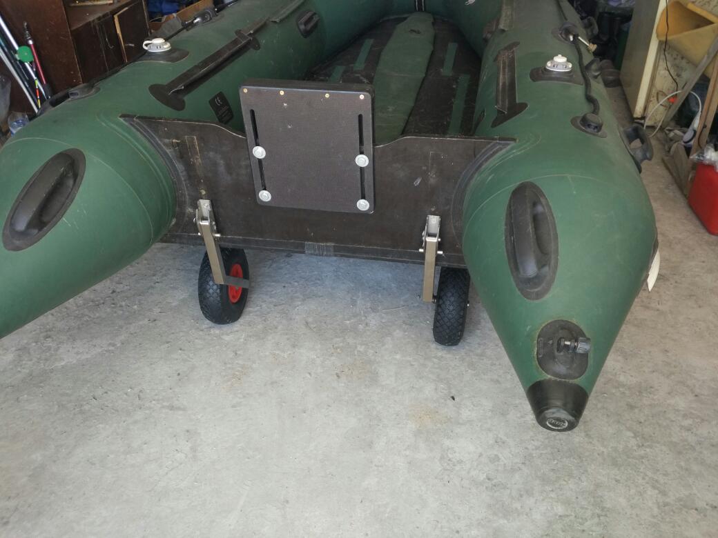 Automatic transom wheels made of stainless steel KT3N