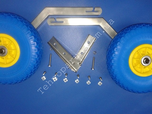 транцевые колеса легкосъемные кт1Н из нержавейки для лодки с надувным дном пвх