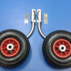 Kolesa trantsevyye KT10NK dlya pvkh lodki na tranets, bystros"yemnyye