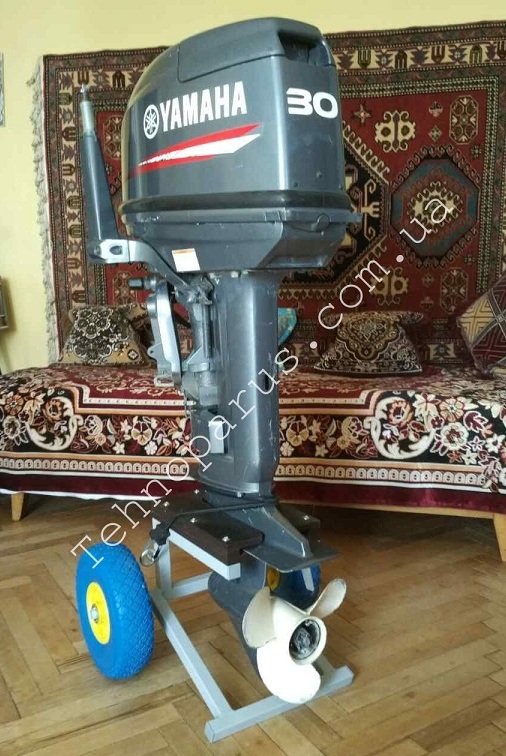 тележка для лодочного мотора тм3 на фото клиента