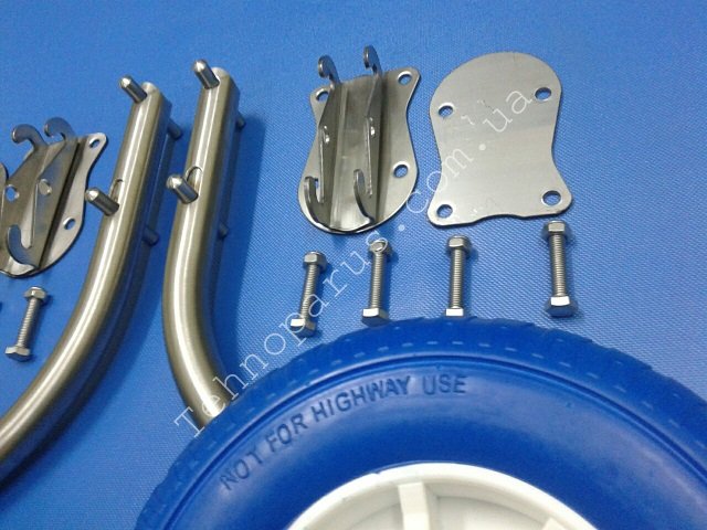 transom wheels elongated, транцевые колеса с усиленными пластинами