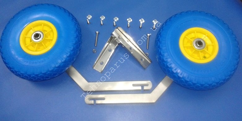 транцевые колеса нержавейка на надувную лодку аквастар кт1н-топ