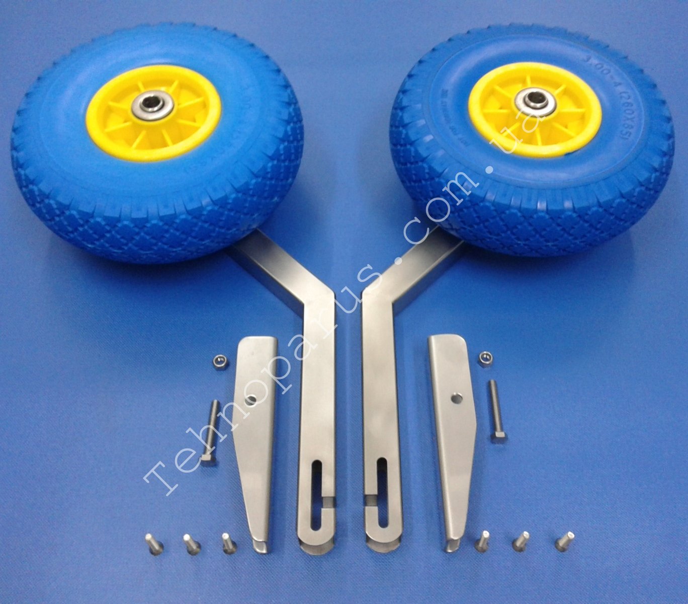 транцевые колеса легкосъемные из нержавейки на лодку КТ1Н-ТОП