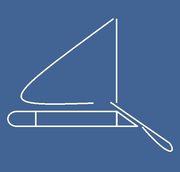 Парус для надувной лодки (геннакер, подвесная мачта) Sail for inflatable boats