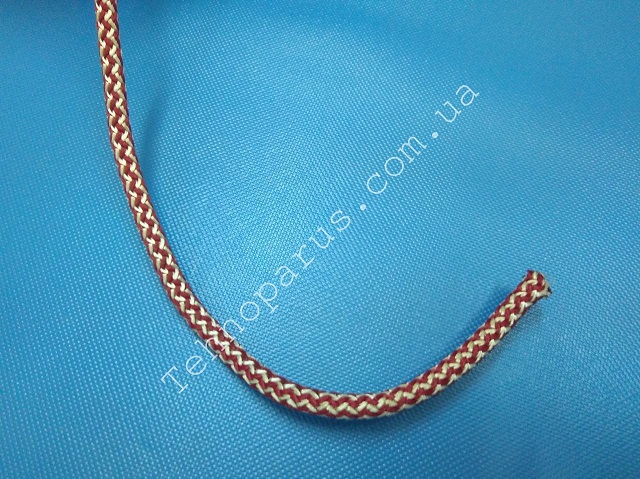 шнур меланжевый вязанный 8мм