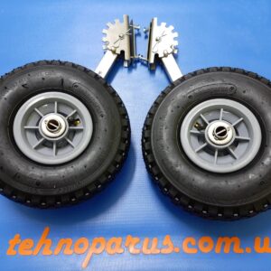 Wheels on the transom of the boat semi-automatic kt2 technoparus