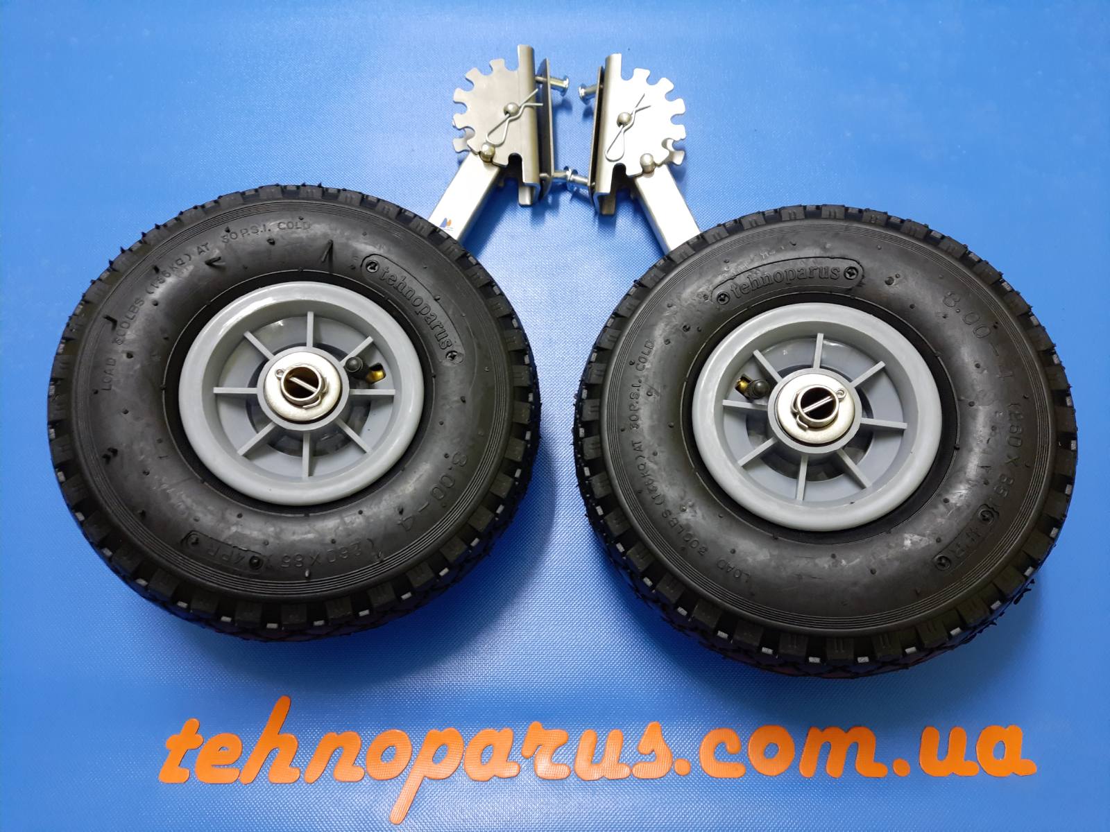 Колеса на транец човна полуавтоматичні КТ2Н від виробника Wheels on the transom of the boat semi-automatic kt2 technoparus