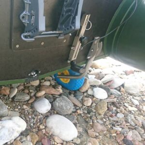 Automatic wheels kt3nk-top + mount for echo sounder sensor from Technoparus