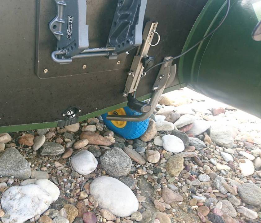 Automatic wheels kt3nk-top + mount for echo sounder sensor from Technoparus