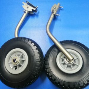 Транцеві колеса для пвх човна автоматичні з нержавіючої сталі на круглому профілі кт3нк-топ