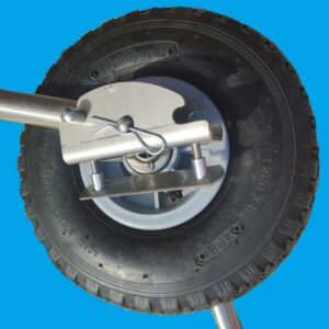 transom wheels for a boat with a spoiler kt3nki