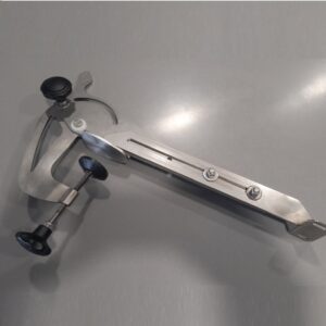 Струбцина поворотно — откидная плоская для крепления датчика эхолота из нержавеющей стали